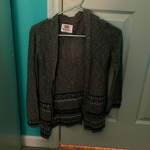 Black and grey cardigan